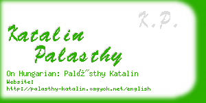 katalin palasthy business card